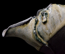 画像をギャラリービューアに読み込む, 加藤真美 フロスト釉 黒磁片口