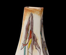 画像をギャラリービューアに読み込む, 村松道 銹朽手 百合文長方瓶