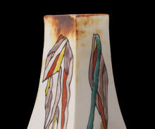 画像をギャラリービューアに読み込む, 村松道 銹朽手 百合文長方瓶