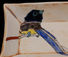 画像をギャラリービューアに読み込む, 村松道 銹朽手 三光鳥文銘々皿 二枚組