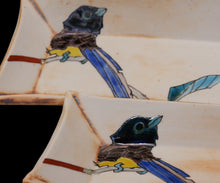 画像をギャラリービューアに読み込む, 村松道 銹朽手 三光鳥文銘々皿 二枚組