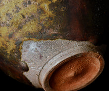 画像をギャラリービューアに読み込む, 三藤るい 黒唐津茶碗 銘「隠虎」