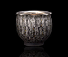 画像をギャラリービューアに読み込む, 多田幸史 幾何紋白金彩 湯呑