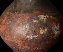 画像をギャラリービューアに読み込む, 三藤るい 黒唐津柑子口花入