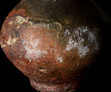 画像をギャラリービューアに読み込む, 三藤るい 黒唐津柑子口花入