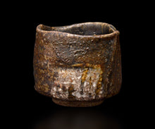 画像をギャラリービューアに読み込む, 岡本作礼 黒織部唐津円相茶盌