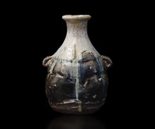 画像をギャラリービューアに読み込む, 岡本作礼 朝鮮唐津花入 銘「窯の幸」