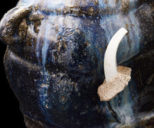 画像をギャラリービューアに読み込む, 岡本作礼 朝鮮唐津花入 銘「窯の幸」