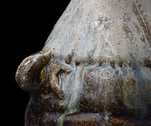 画像をギャラリービューアに読み込む, 岡本作礼 朝鮮唐津花入 銘「窯の幸」