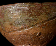 画像をギャラリービューアに読み込む, 通次廣 釘彫伊羅保茶盌