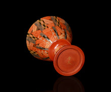 画像をギャラリービューアに読み込む, 多田幸史 赤絵幾何紋白金彩 馬上杯