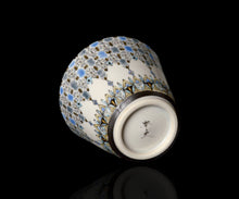 画像をギャラリービューアに読み込む, 多田幸史 幾何紋金白金彩ぐい呑