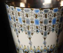 画像をギャラリービューアに読み込む, 多田幸史 幾何紋金白金彩ぐい呑