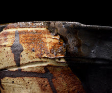 画像をギャラリービューアに読み込む, 吉見螢石 黒織部茶盌 銘「古雅」