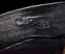 画像をギャラリービューアに読み込む, 吉見螢石 黒織部茶盌 銘「古雅」