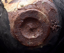 画像をギャラリービューアに読み込む, 吉見螢石 黒織部茶盌 銘「古雅」