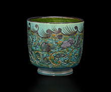 画像をギャラリービューアに読み込む, アリシェルナジロフ 草花文筒茶碗