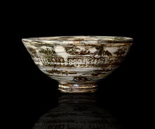 画像をギャラリービューアに読み込む, 小林勇超 信楽印花文茶盌