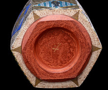 画像をギャラリービューアに読み込む, 伊藤北斗 釉刻色絵金銀彩 面取香炉