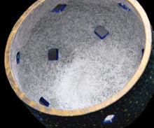 画像をギャラリービューアに読み込む, 伊藤北斗 釉刻色絵金銀彩 面取香炉