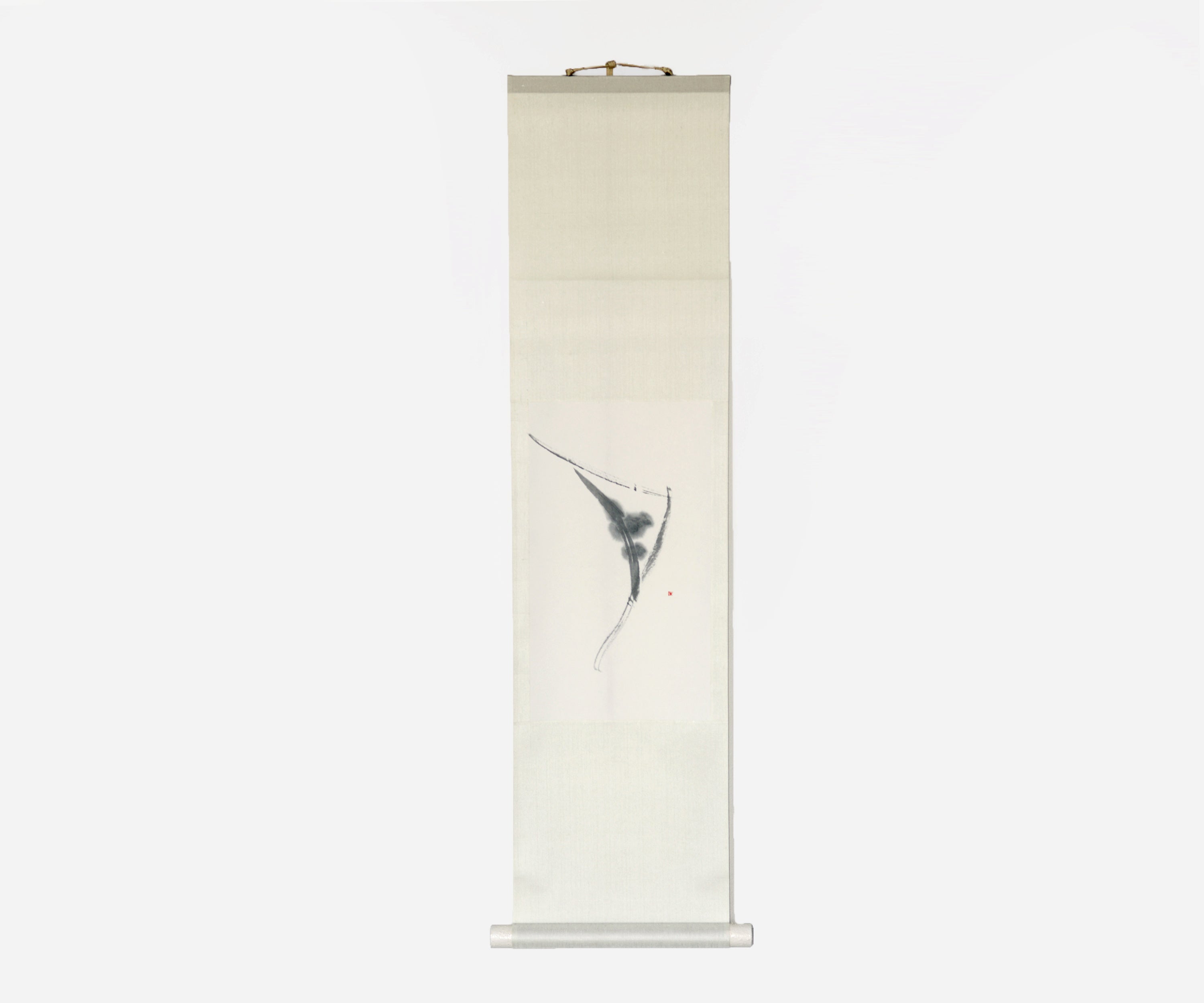 金森朱音 掛軸「月」 – 窯と土～Kama-to-tsuchi～