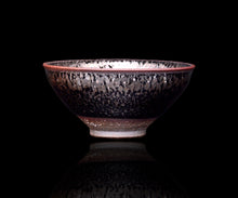 画像をギャラリービューアに読み込む, 古谷宣幸 桃銀油滴天目盃C