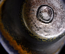 画像をギャラリービューアに読み込む, 後関裕士 蒼変黒削茶盌 La nuit étoilée #26