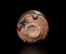 画像をギャラリービューアに読み込む, 金宗勲 鉄釉茶盌 銘「北漢山」