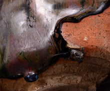 画像をギャラリービューアに読み込む, 金宗勲 鉄釉茶盌 銘「北漢山」