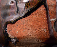 画像をギャラリービューアに読み込む, 金宗勲 鉄釉茶盌 銘「北漢山」