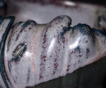 画像をギャラリービューアに読み込む, 加藤真美 フロスト釉茶碗 銘「飛燕」