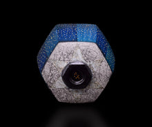 画像をギャラリービューアに読み込む, 伊藤北斗 釉刻色絵金銀彩 面取茶盌