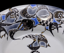 画像をギャラリービューアに読み込む, 多田幸史 幾何紋金白金彩 鉢