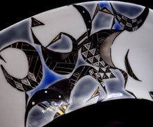 画像をギャラリービューアに読み込む, 多田幸史 幾何紋金白金彩 鉢