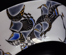 画像をギャラリービューアに読み込む, 多田幸史 幾何紋金白金彩 鉢