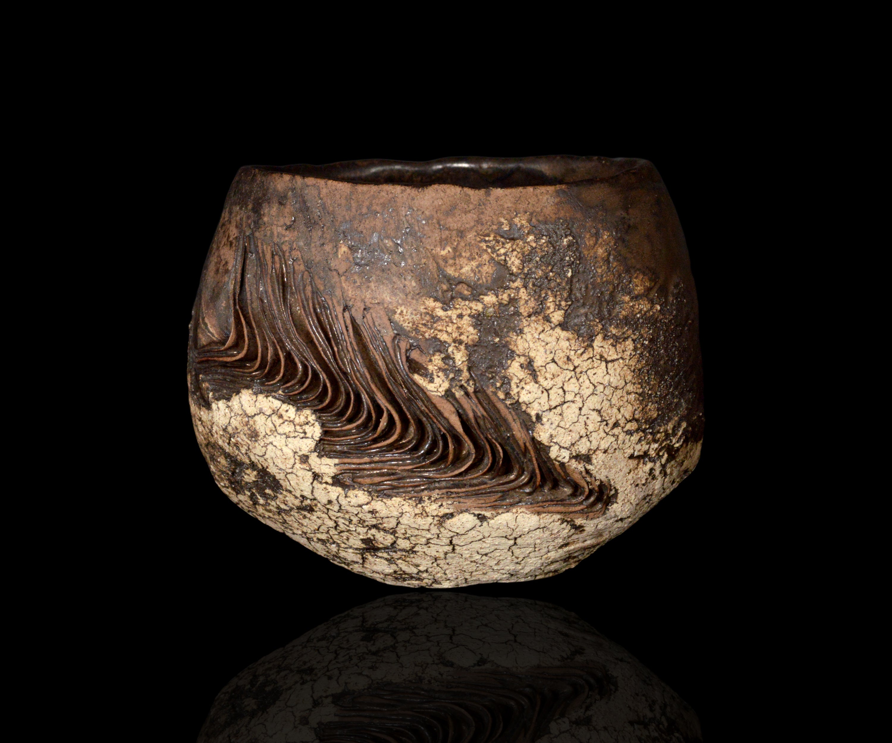 泉田之也　積層盌　茶碗　現代作家 泉田之也 積層裂盌 – 窯と土～Kama-to-tsuchi～