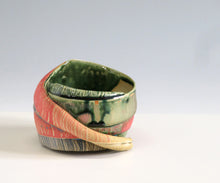 画像をギャラリービューアに読み込む, アーグネスフス 七彩茶盌 うねり