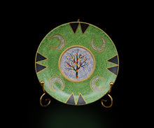 画像をギャラリービューアに読み込む, 伊藤北斗 釉刻色絵金銀彩 珈琲呑 猫A