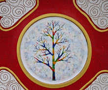 画像をギャラリービューアに読み込む, 伊藤北斗 釉刻色絵金銀彩 珈琲呑 木菟