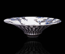 画像をギャラリービューアに読み込む, 多田幸史 幾何紋金白金彩 大鉢