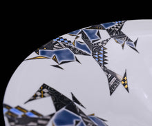 画像をギャラリービューアに読み込む, 多田幸史 幾何紋金白金彩 大鉢