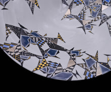 画像をギャラリービューアに読み込む, 多田幸史 幾何紋金白金彩 大鉢