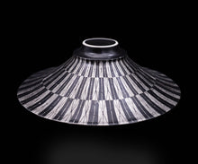 画像をギャラリービューアに読み込む, 多田幸史 幾何紋金白金彩 大鉢