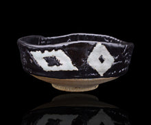 画像をギャラリービューアに読み込む, 光藤佐 黒織部菱文茶盌