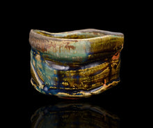 画像をギャラリービューアに読み込む, 加藤亮太郎 窯変織部茶盌 銘「碧流」