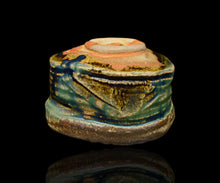 画像をギャラリービューアに読み込む, 加藤亮太郎 窯変織部茶盌 銘「碧流」