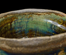 画像をギャラリービューアに読み込む, 加藤亮太郎 窯変織部茶盌 銘「碧流」