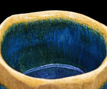 画像をギャラリービューアに読み込む, 鈴木徹 三彩茶盌 銘「鳳凰」