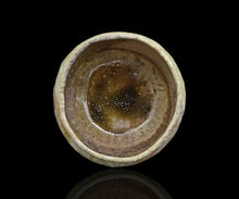 画像をギャラリービューアに読み込む, 吉見螢石 窯変須恵器茶碗 銘「鶯」