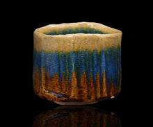 画像をギャラリービューアに読み込む, 鈴木徹 三彩茶盌 銘「鳳凰」